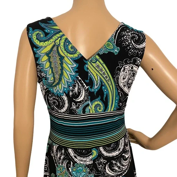 RABBIT RABBIT RABBIT DESIGNS PAISLEY DRESS  SZ 8 - Picture 10 of 16